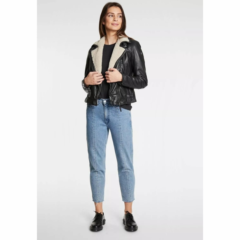 Geaca de Iarna din Piele Dama Gipsy Neagra GWTyla Geaca de Iarna din Piele Dama Gipsy Neagra GWTyla - readytowear.ro
