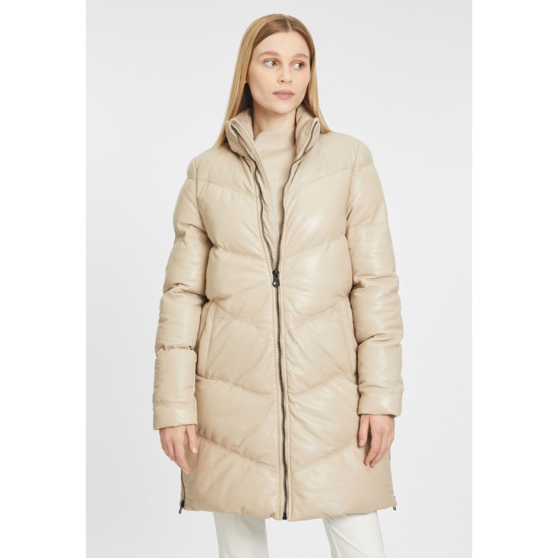 Geaca Lunga de Iarna din Piele Dama Gipsy Bej GWVallie – Black Friday Geaca Lunga de Iarna din Piele Dama Gipsy Bej GWVallie – Black Friday