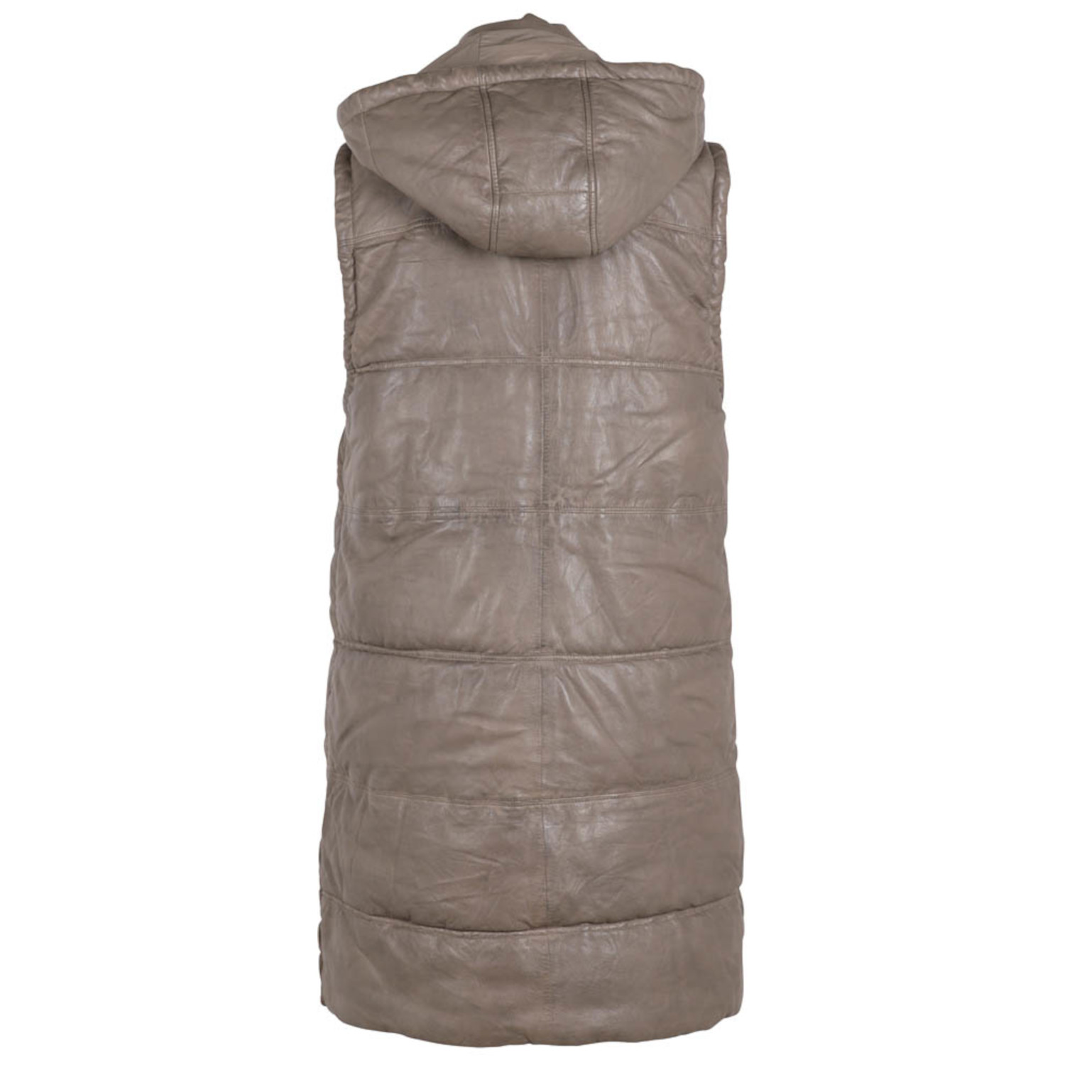 Vesta Lunga de Piele Dama Gipsy Gri GWVeo – Veste de Piele