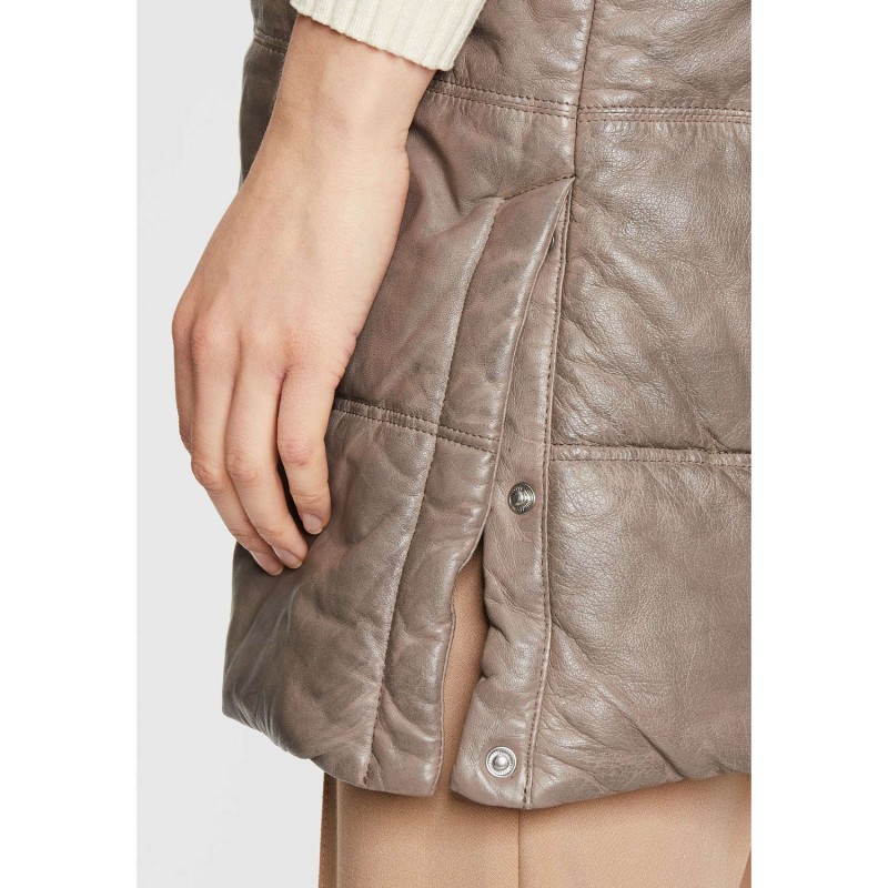 Vesta Lunga de Piele Dama Gipsy Gri GWVeo – Veste de Piele Vesta Lunga de Piele Dama Gipsy Gri GWVeo – Veste de Piele