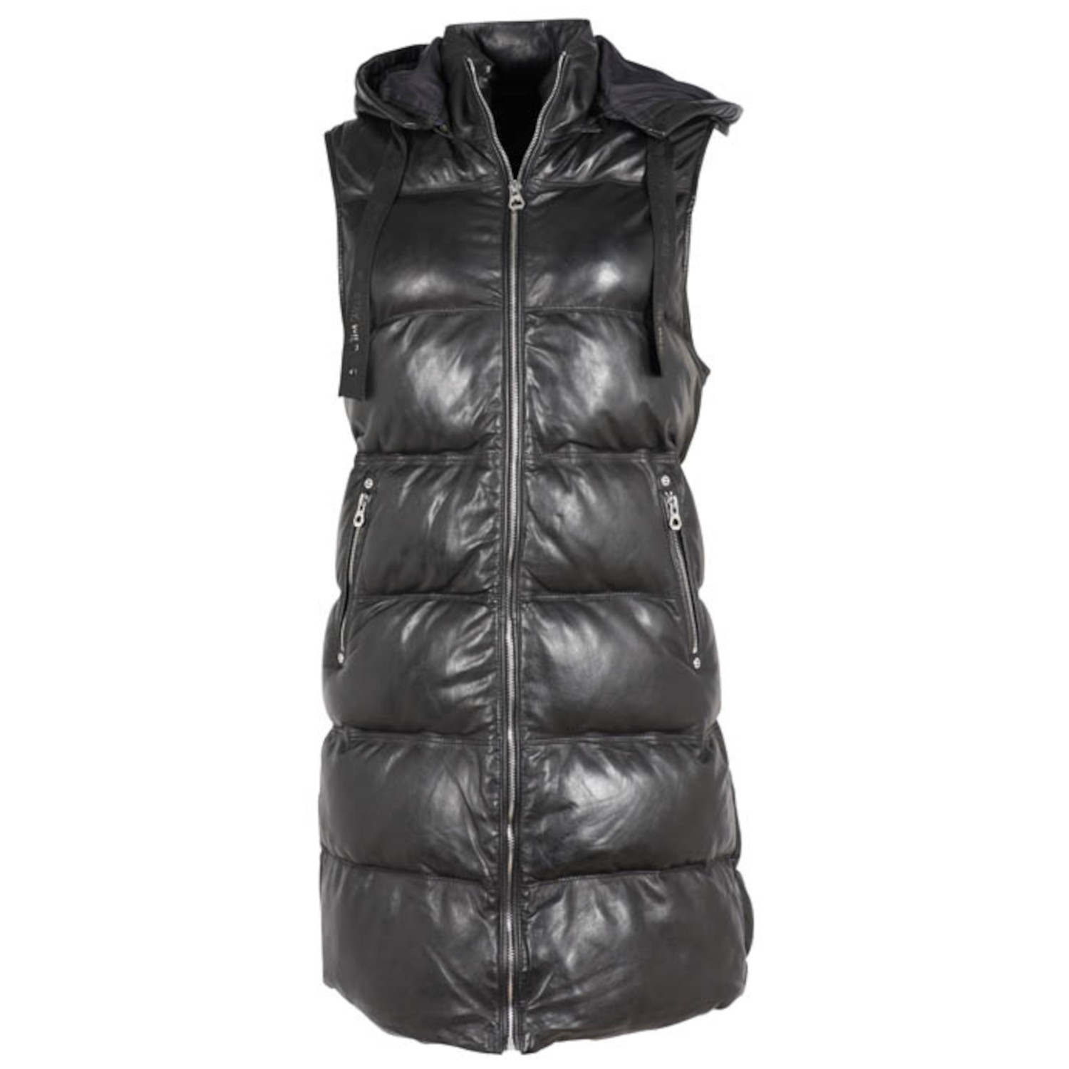 Vesta Lunga de Piele Dama Gipsy Neagra GWVeo – Black Friday