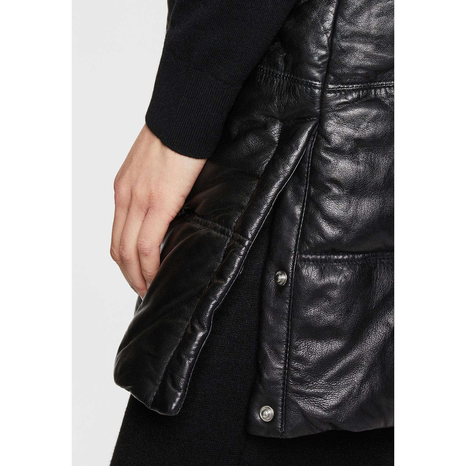 Vesta Lunga de Piele Dama Gipsy Neagra GWVeo – Black Friday