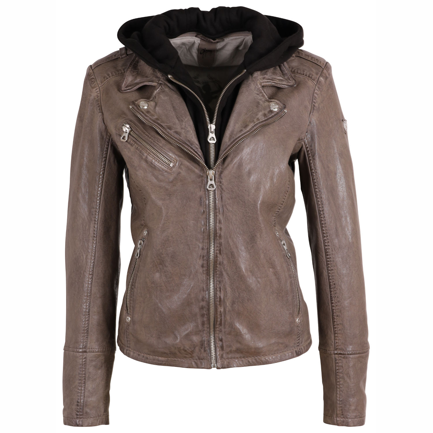 Geaca de Piele Dama Gipsy Gri GWVreni – IMBRACAMINTE Geaca de Piele Dama Gipsy Gri GWVreni – IMBRACAMINTE