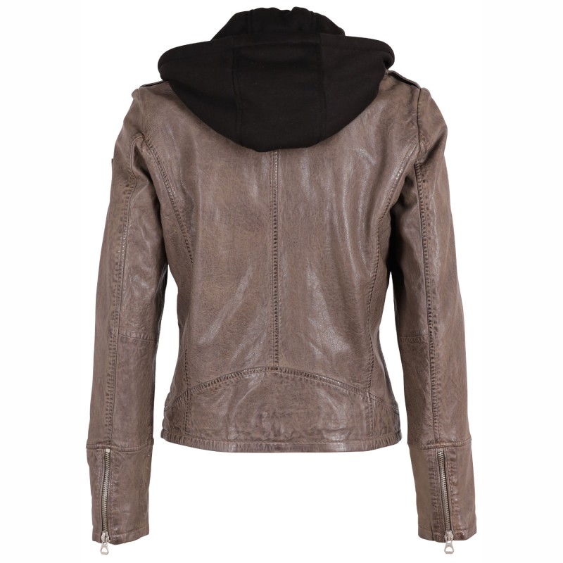 Geaca de Piele Dama Gipsy Gri GWVreni – Black Friday