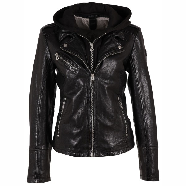 Geaca de Piele Dama Gipsy Neagra GWVreni – IMBRACAMINTE — fotografia 1