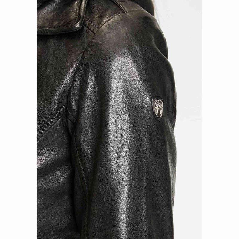 Geaca de Piele Dama Gipsy Neagra GWVreni – Black Friday Geaca de Piele Dama Gipsy Neagra GWVreni – Black Friday