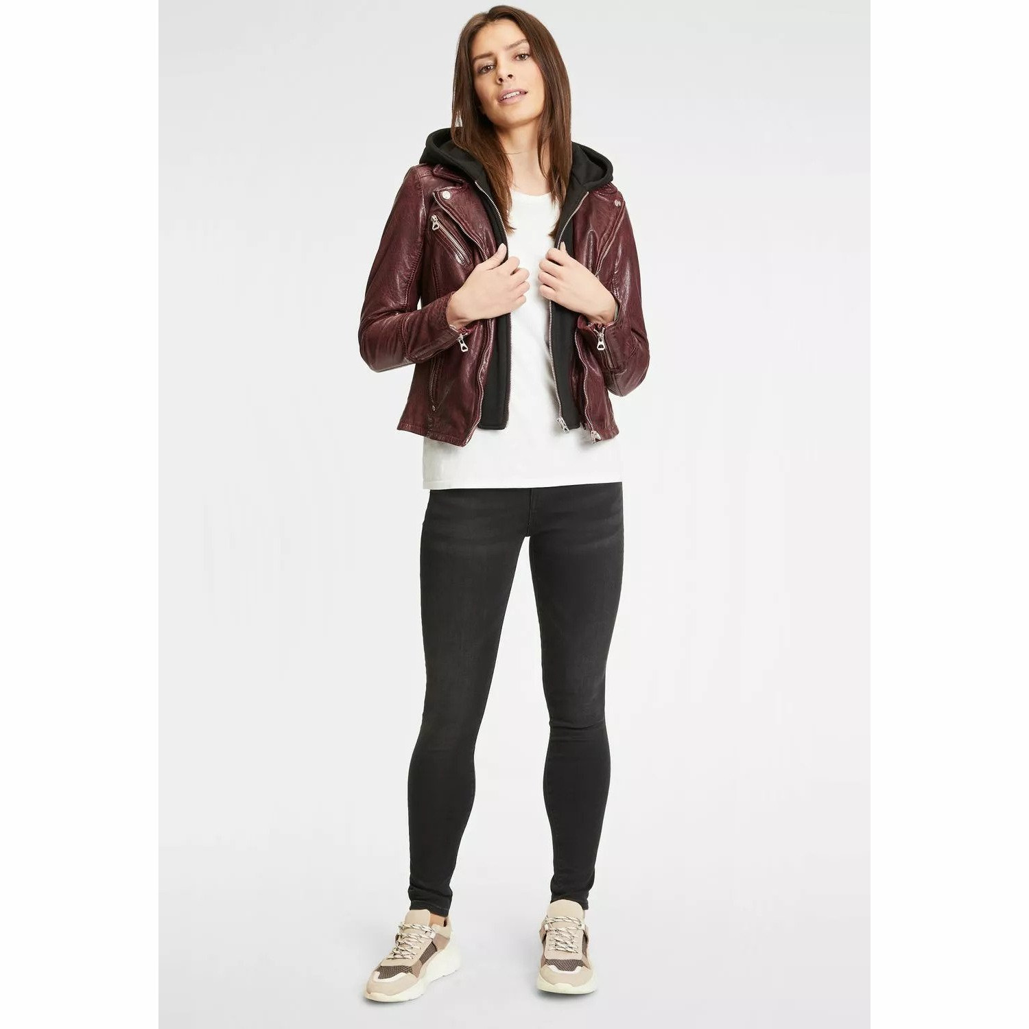 Geaca de Piele Dama Gipsy Visinie GWVreni – Black Friday