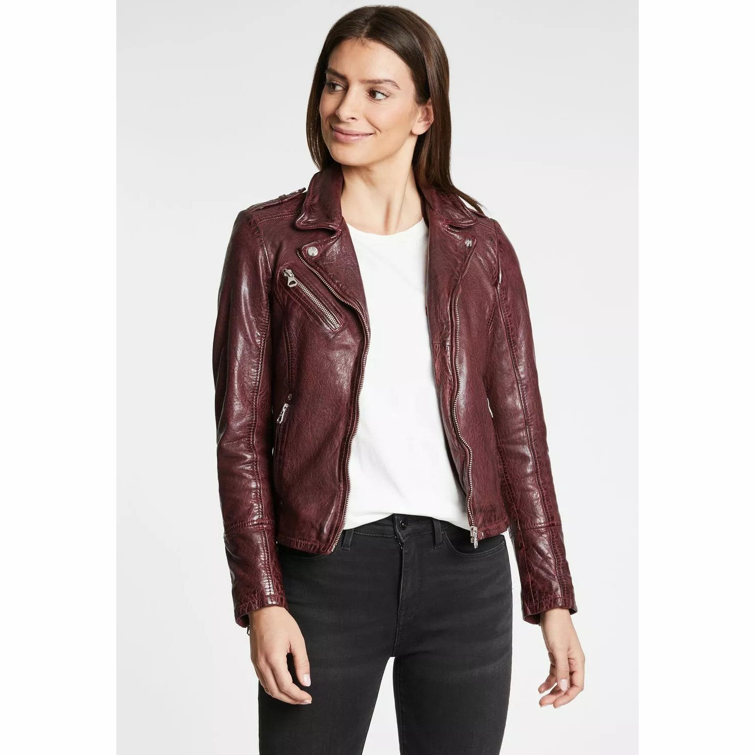 Geaca de Piele Dama Gipsy Visinie GWVreni – Black Friday