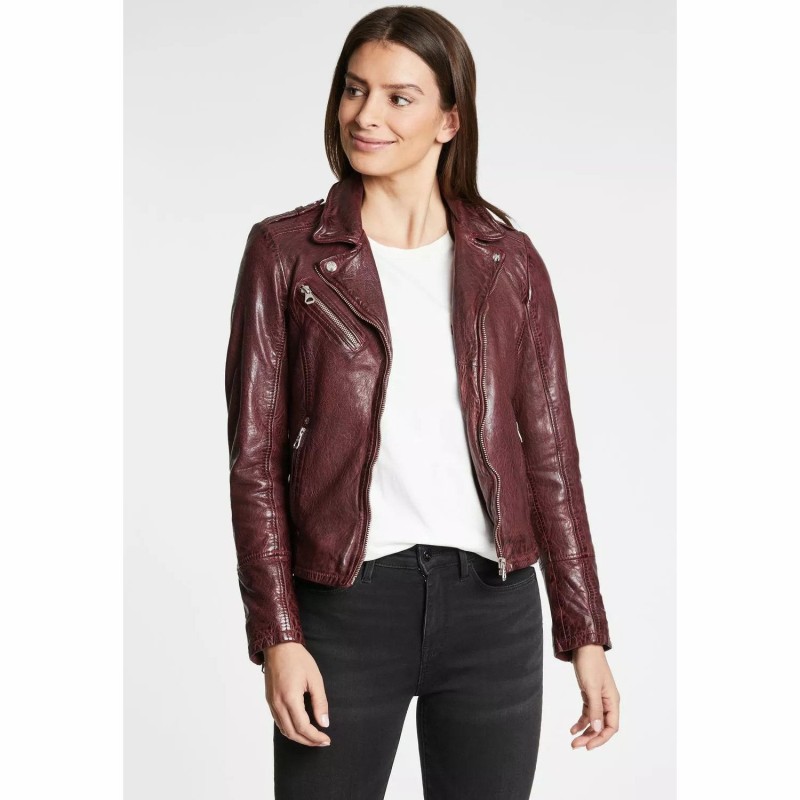 Geaca de Piele Dama Gipsy Visinie GWVreni – IMBRACAMINTE Geaca de Piele Dama Gipsy Visinie GWVreni – IMBRACAMINTE