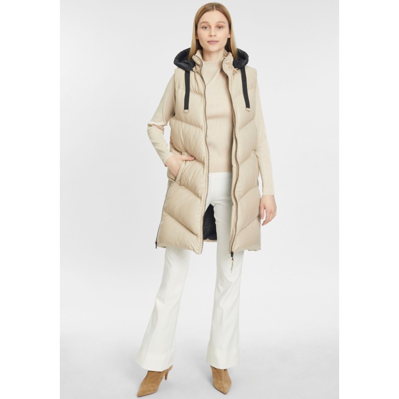 Vesta Lunga de Piele Dama Gipsy Bej GWVroni – Veste de Piele