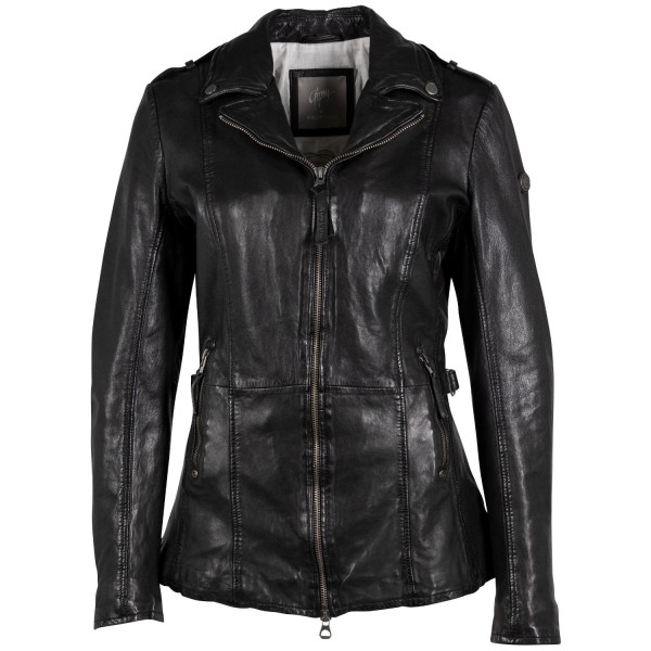 Geaca de Piele Dama Gipsy Neagra GWYelli – Black Friday — fotografia 3
