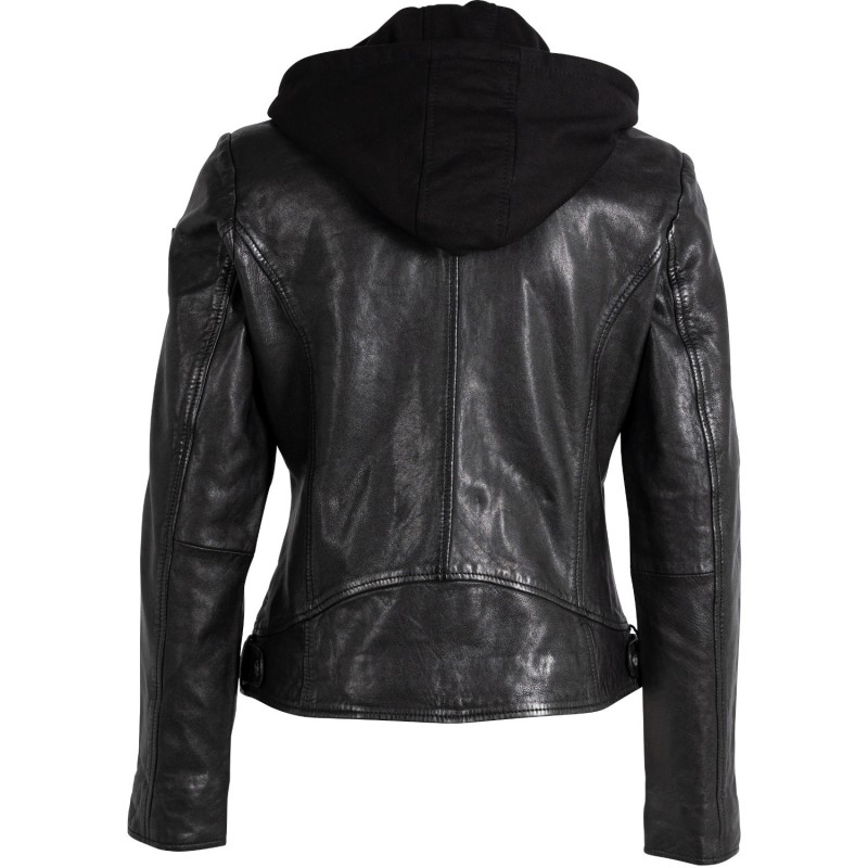 Geaca de Piele Dama Gipsy Neagra GWYvie – IMBRACAMINTE