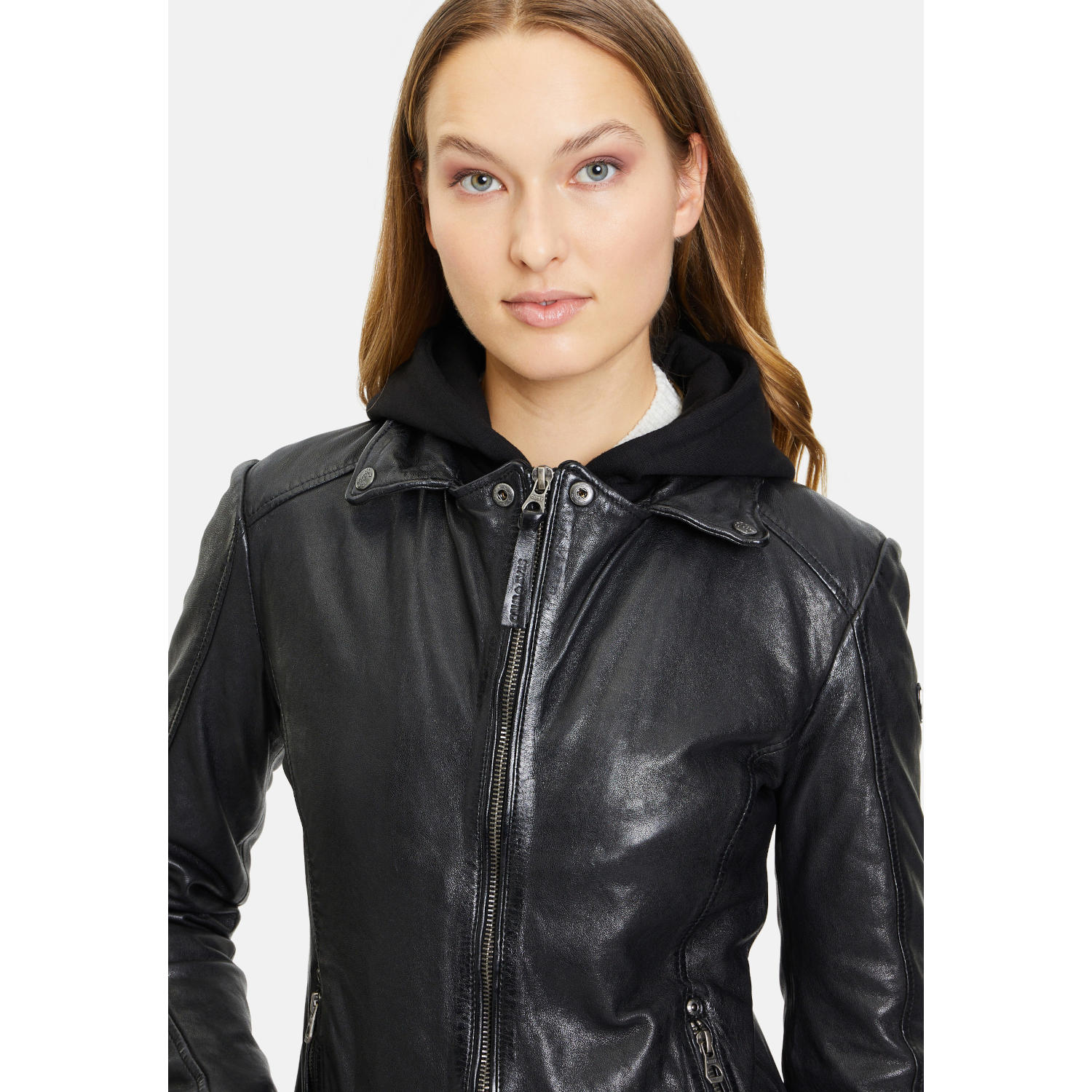 Geaca de Piele Dama Gipsy Neagra GWYvie – IMBRACAMINTE Geaca de Piele Dama Gipsy Neagra GWYvie – IMBRACAMINTE