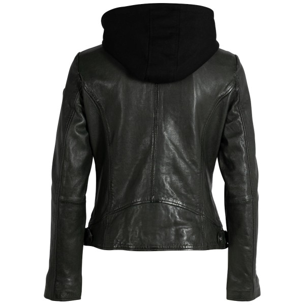 Geaca de Piele Dama Gipsy Olive Inchis GWYvie – Black Friday — fotografia 4