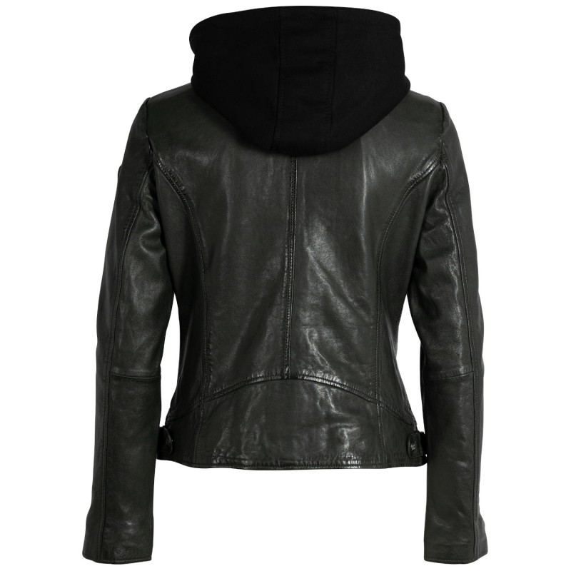 Geaca de Piele Dama Gipsy Olive Inchis GWYvie – Black Friday Geaca de Piele Dama Gipsy Olive Inchis GWYvie – Black Friday