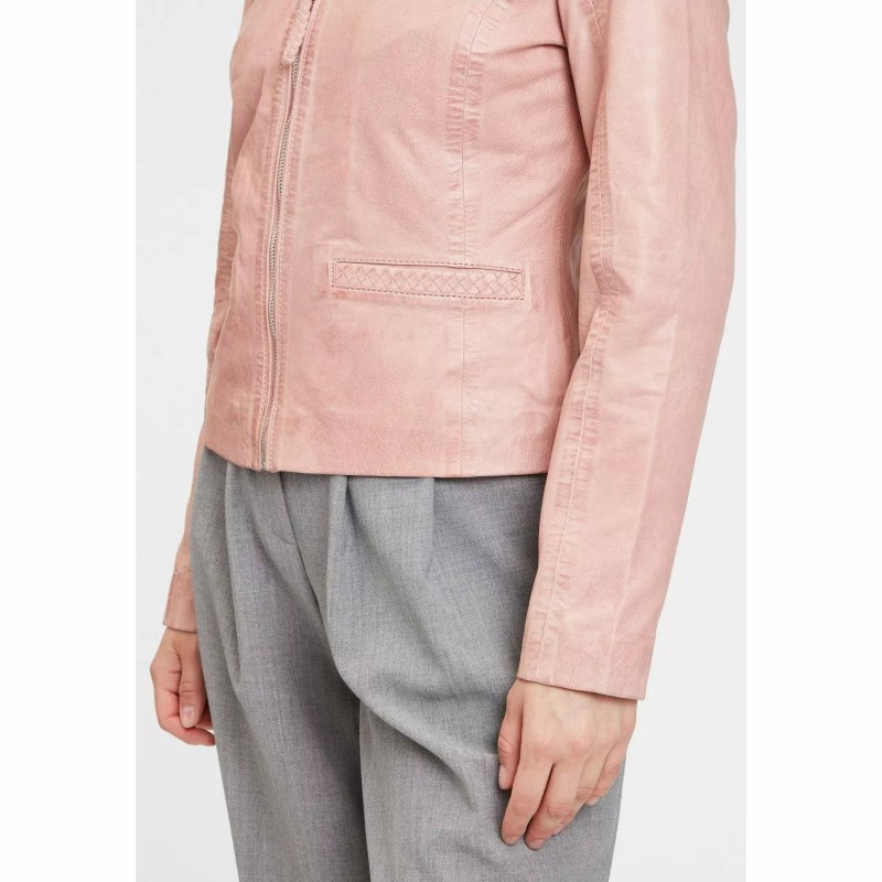 Geaca de Piele Dama Gipsy Roz GWZai S22 LASTAV – IMBRACAMINTE