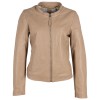Geaca de Piele Dama Gipsy Bej Deschis GWZai Geaca de Piele Dama Gipsy Bej Deschis GWZai - readytowear