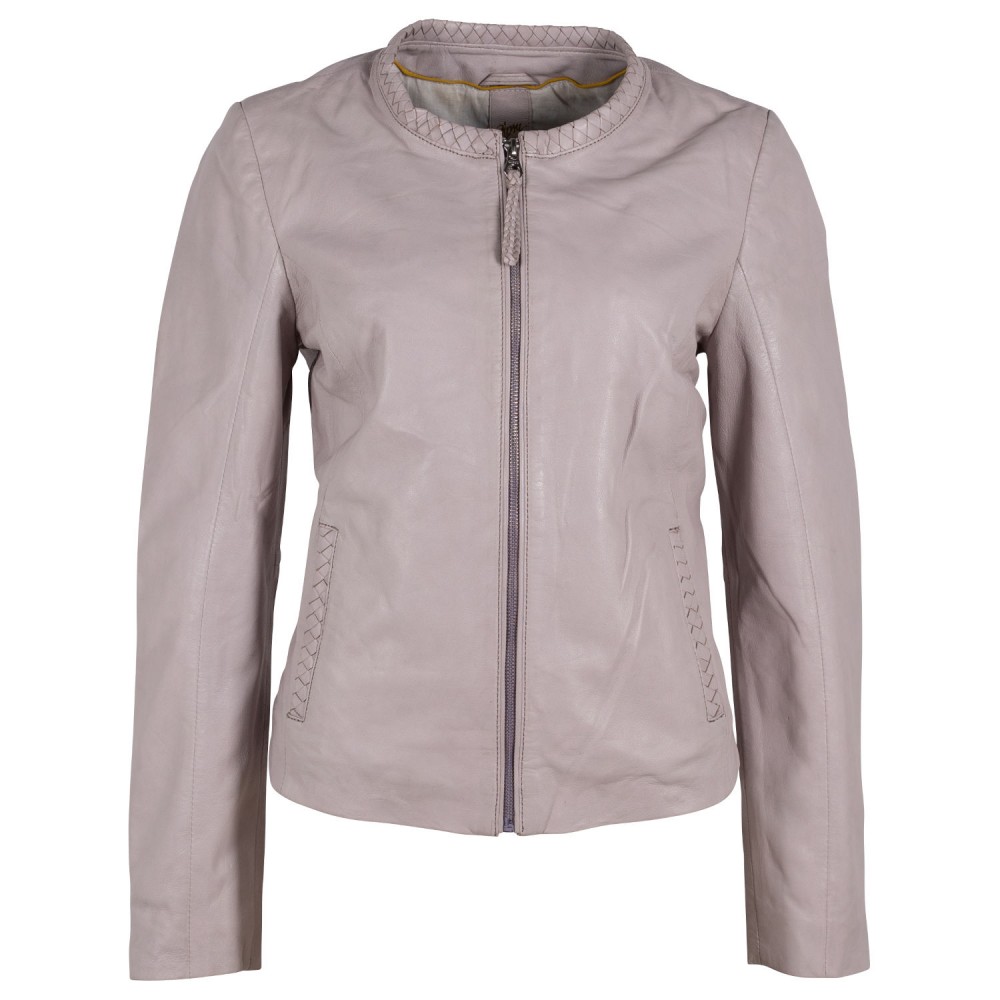 Geaca de Piele Dama Gipsy Mov Lavanda GWZai Geaca de Piele Dama Gipsy Mov Lavanda GWZai - readytowear.ro