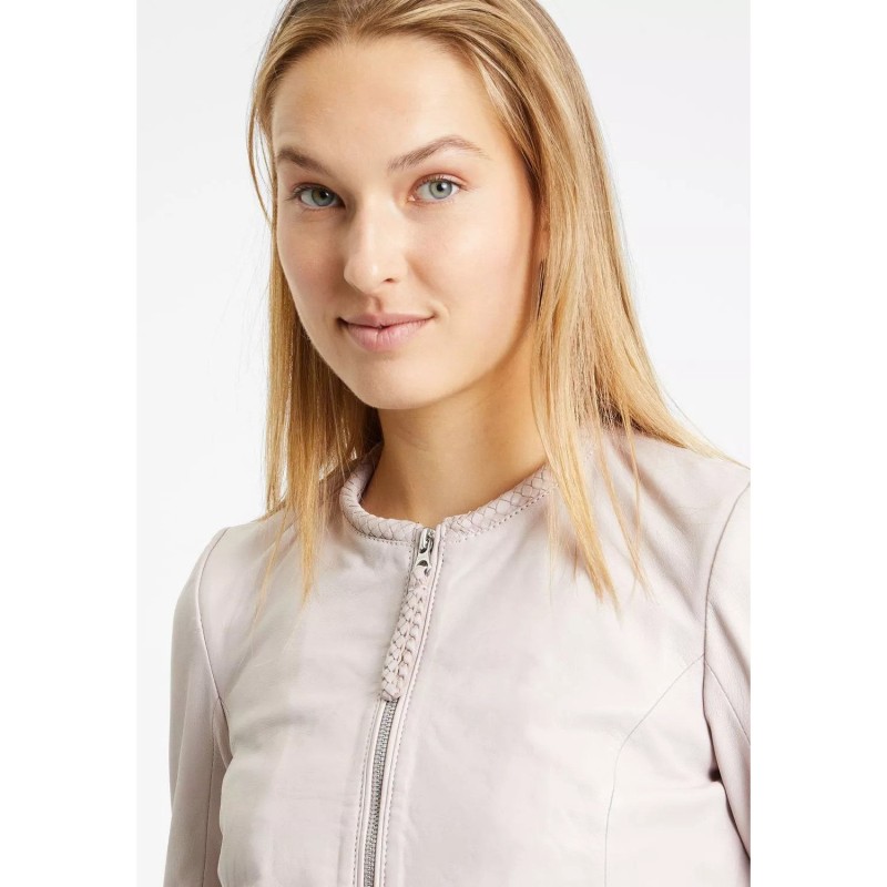 Geaca de Piele Dama Gipsy Mov Lavanda GWZai – IMBRACAMINTE