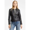 Geaca de Piele Dama Gipsy Neagra GWZai Geaca de Piele Dama Gipsy Neagra GWZai - readytowear.ro