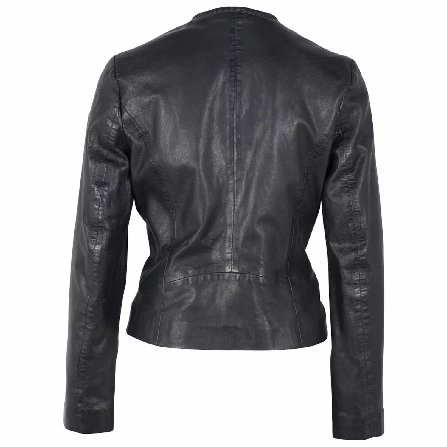 Geaca de Piele Dama Gipsy Bleumarin Inchis GWZai – IMBRACAMINTE