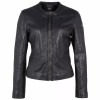 Geaca de Piele Dama Gipsy Bleumarin Inchis GWZai - readytowear