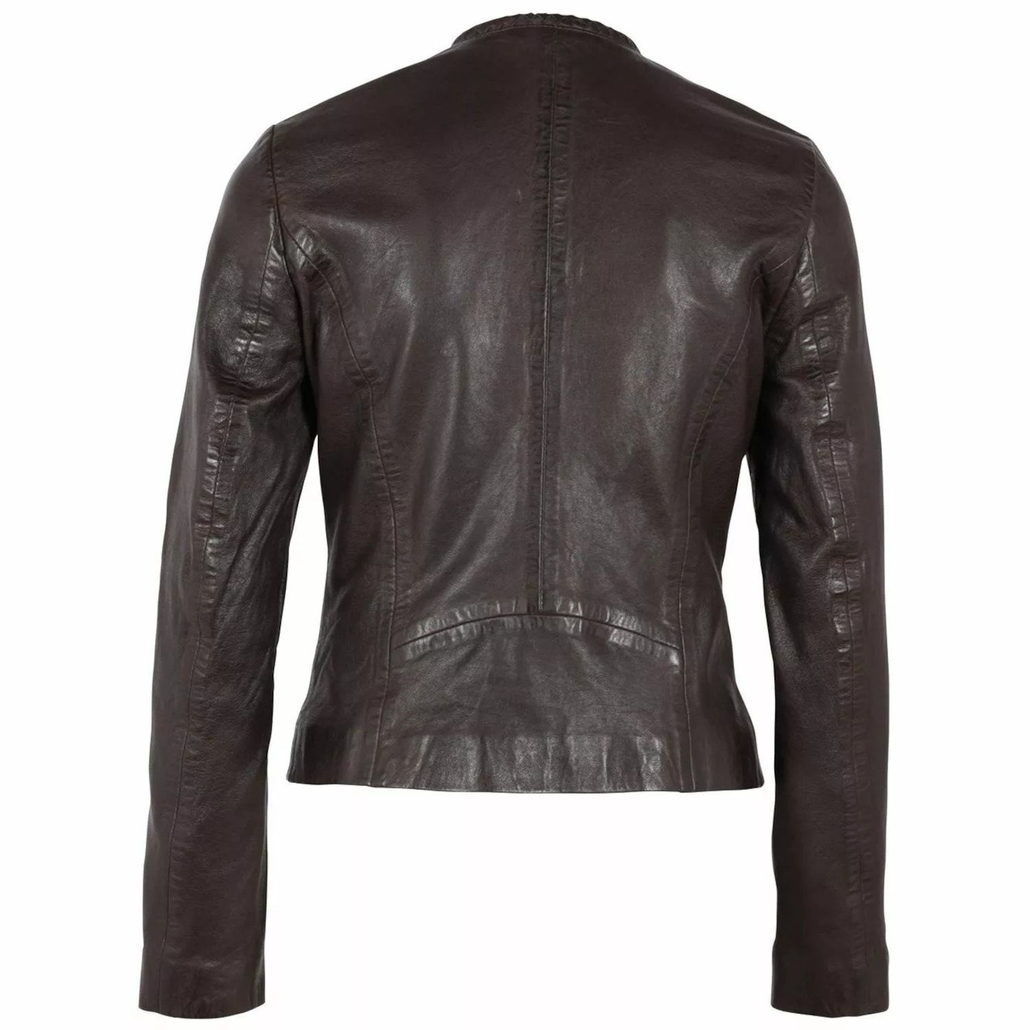 Geaca de Piele Dama Gipsy Maro Inchis GWZai – IMBRACAMINTE