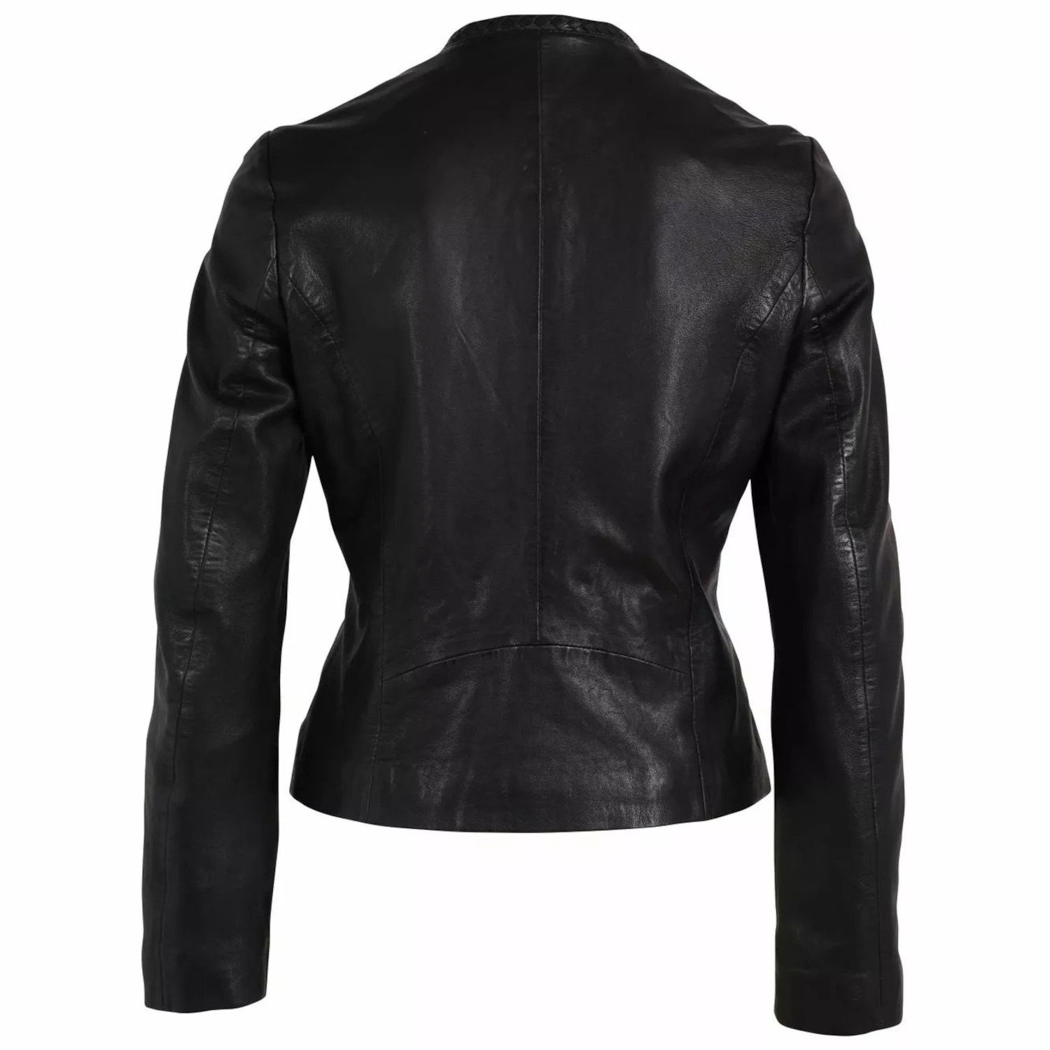 Geaca de Piele Dama Gipsy Neagra GWZai – IMBRACAMINTE