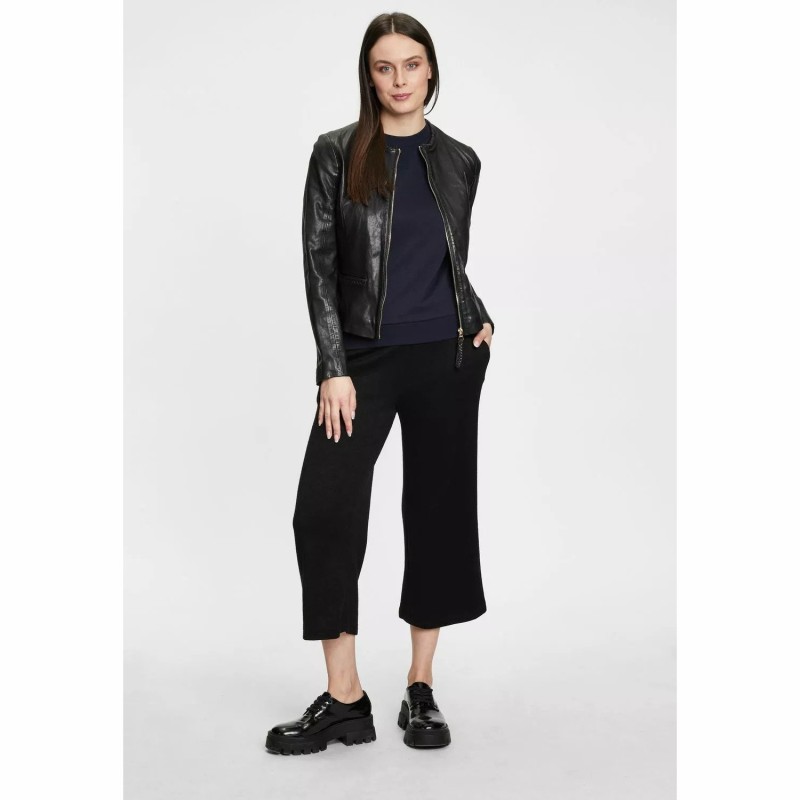 Geaca de Piele Dama Gipsy Neagra GWZai – IMBRACAMINTE