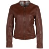Geaca de Piele Dama Gipsy Coniac GWZalina Geaca de Piele Dama Gipsy Coniac GWZalina - readytowear.ro