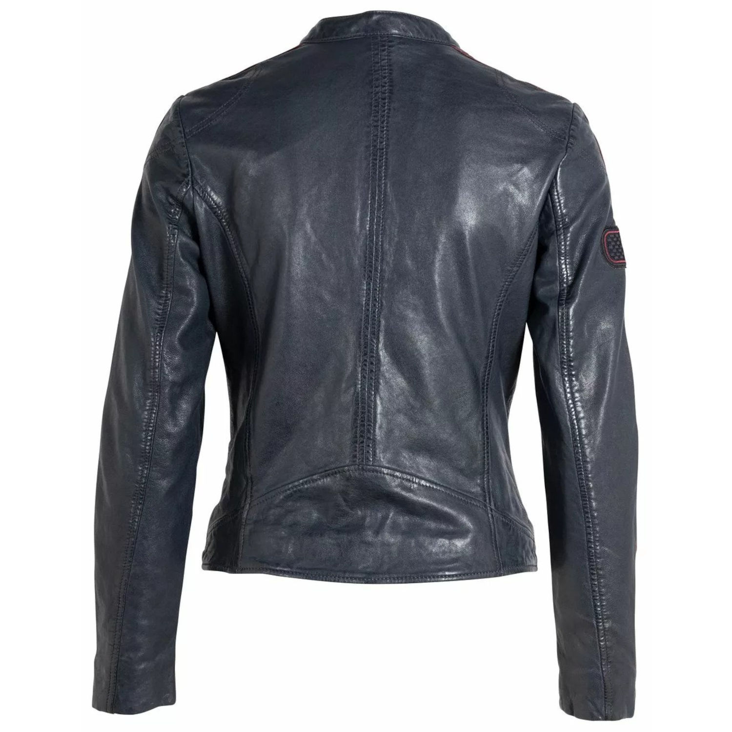 Geaca de Piele Dama Gipsy Bleumarin GWZiya – IMBRACAMINTE