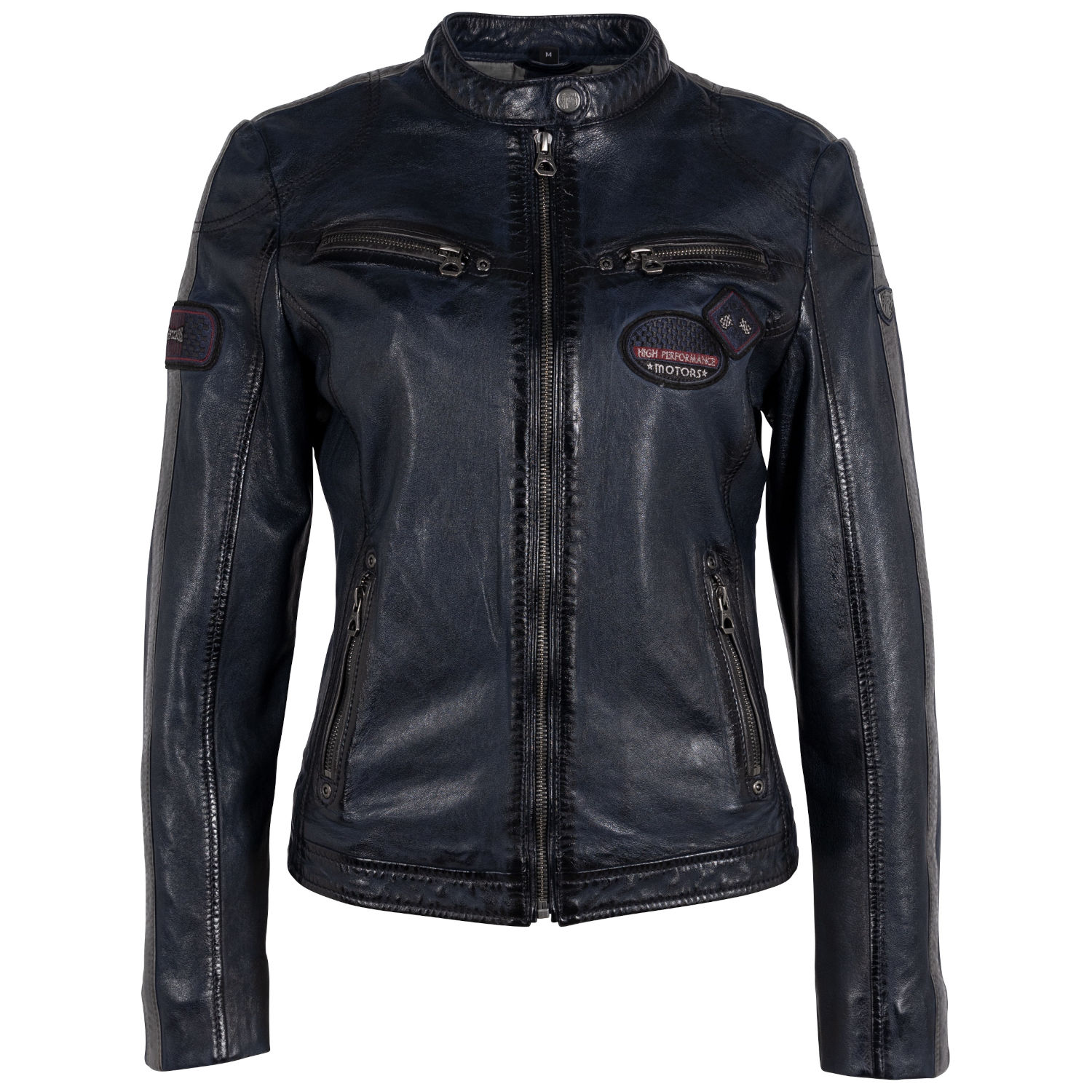 Geaca de Piele Dama Gipsy Bleumarin GWZiya – IMBRACAMINTE Geaca de Piele Dama Gipsy Bleumarin GWZiya – IMBRACAMINTE