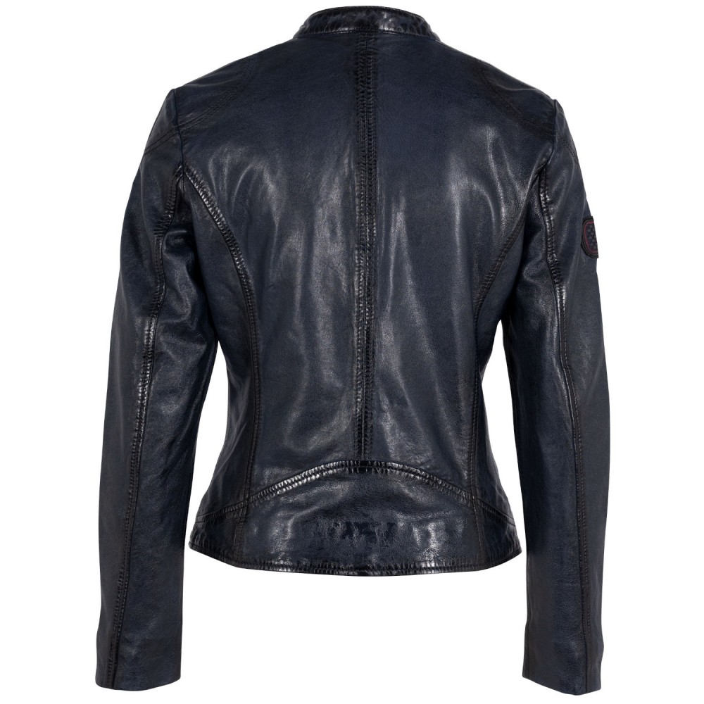 Geaca de Piele Dama Gipsy Bleumarin GWZiya Geaca de Piele Dama Gipsy Bleumarin GWZiya - readytowear.ro