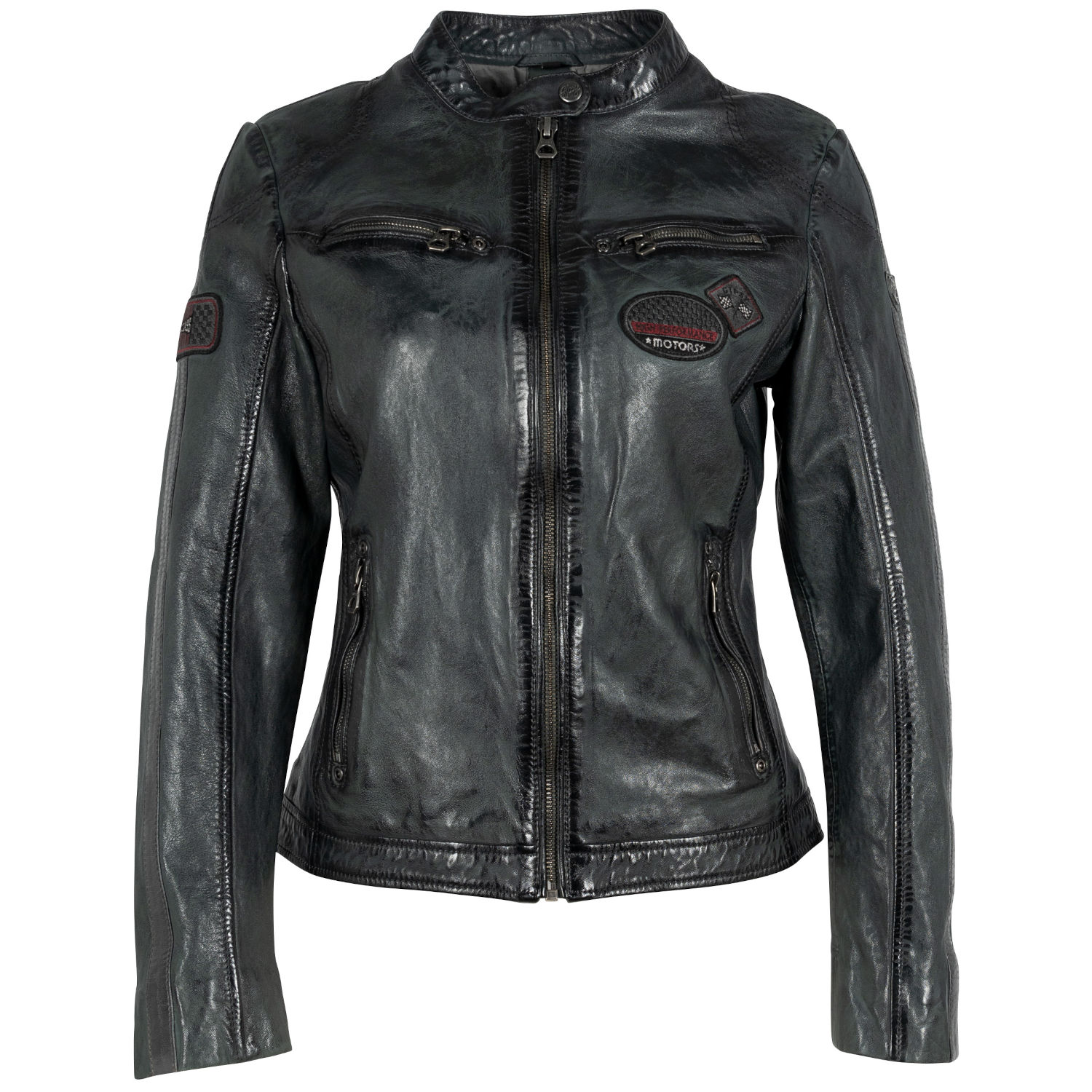 Geaca de Piele Dama Gipsy Verde Inchis GWZiya – IMBRACAMINTE Geaca de Piele Dama Gipsy Verde Inchis GWZiya – IMBRACAMINTE