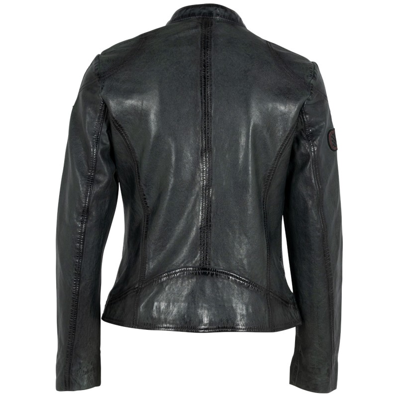 Geaca de Piele Dama Gipsy Verde Inchis GWZiya – IMBRACAMINTE