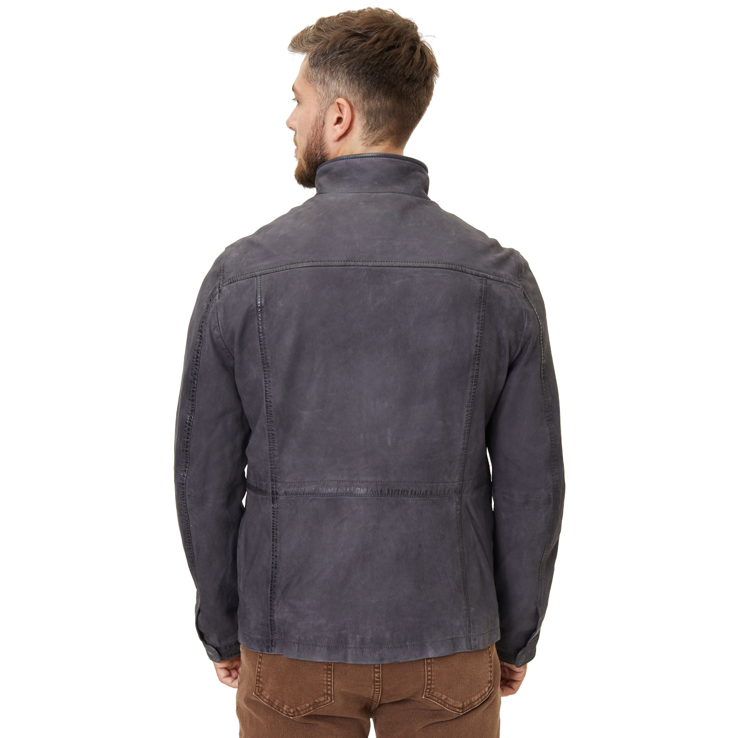 Geaca de Piele Barbati Gipsy Bleumarin Galdon – Geci de Piele