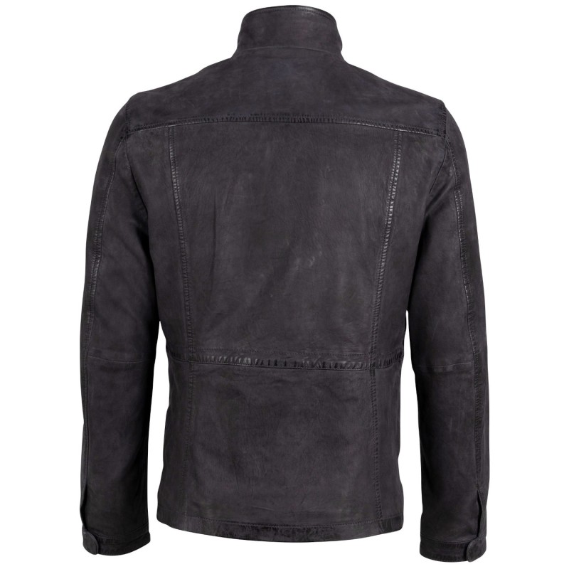 Geaca de Piele Barbati Gipsy Bleumarin Galdon – Geci de Piele