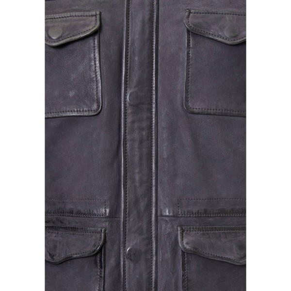 Geaca de Piele Barbati Gipsy Bleumarin Galdon – Geci de Piele — fotografia 8