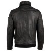 Geaca de Piele Barbati Gipsy Negru Antic Getro – Geci de Piele