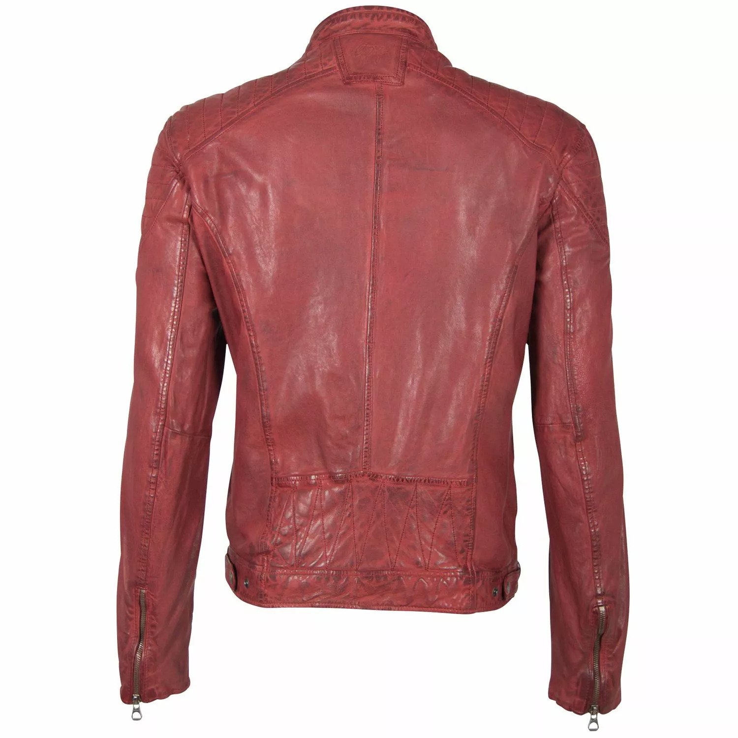 Geaca de Piele Barbati Gipsy Rosu Inchis Gorey P LVTW – IMBRACAMINTE Geaca de Piele Barbati Gipsy Rosu Inchis Gorey P LVTW – IMBRACAMINTE