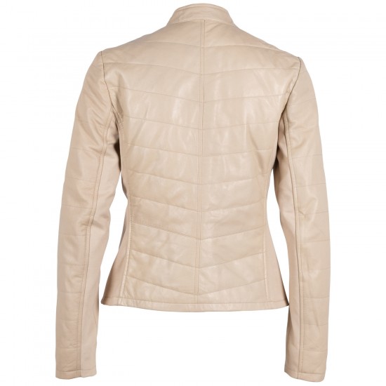 Geaca de Piele Dama Gipsy Bej Deschis Jantje Geaca de Piele Dama Gipsy Bej Deschis Jantje