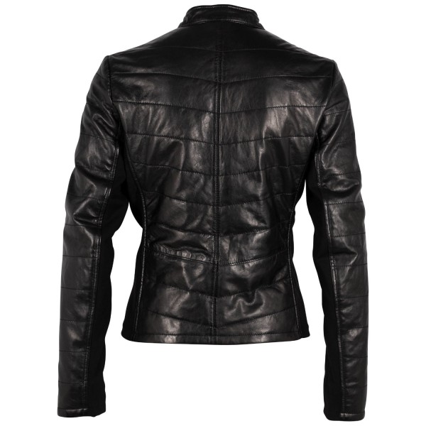 Geaca de Piele Dama Gipsy Neagra Jantje – Geci de Piele — fotografia 4