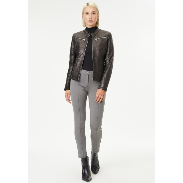 Geaca de Piele Dama Gipsy Neagra Jantje – Geci de Piele — fotografia 5