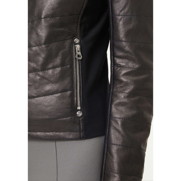 Geaca de Piele Dama Gipsy Neagra Jantje – Geci de Piele — fotografia 7