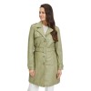 Geaca Lunga de Piele Dama Gipsy Olive Deschis Laily - readytowear.ro