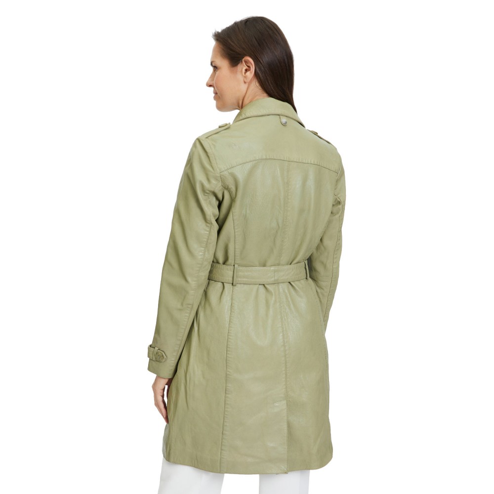 Geaca Lunga de Piele Dama Gipsy Olive Deschis Laily Geaca Lunga de Piele Dama Gipsy Olive Deschis Laily - readytowear.ro