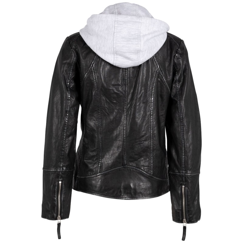 Geaca de Piele Dama Gipsy Neagra Leslee – Black Friday