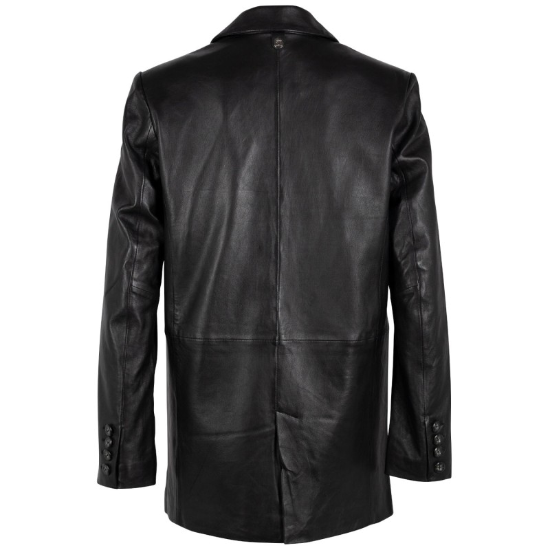 Sacou de Piele Dama Gipsy Neagra Lieke – Geci de Piele