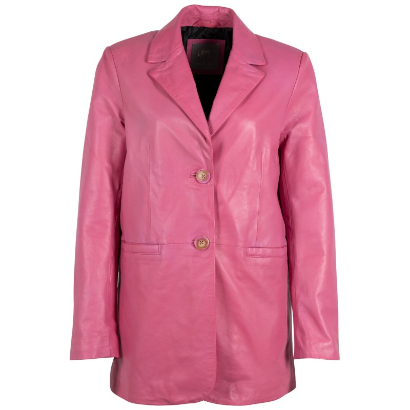 Geaca de Piele Dama Gipsy Roz Lieke – Geci de Piele