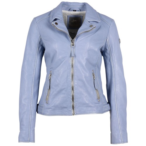 Geaca de Piele Dama Gipsy Albastru Deschis Loreen